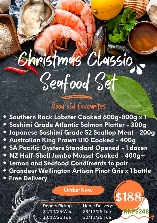 0 - PREORDER -【Christmas/New Year】2025 - Classic Seafood Set